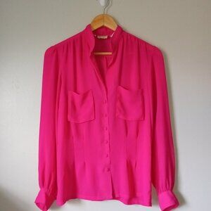 Vintage 1990s JACKSON SQUARE Long Sleeve Button Up Blouse